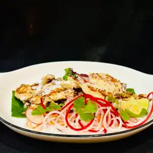 Cream stone Chicken Kabob