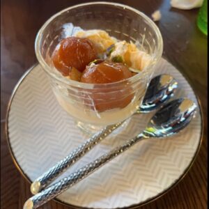 Gulab Jamun with Ice cream
