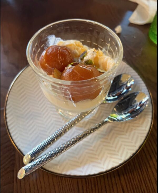 Gulab Jamun with Ice cream