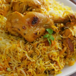 Hyderabadi Chicken Dum Biryani