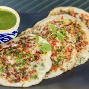 Spinach & Asparagus Uthappam